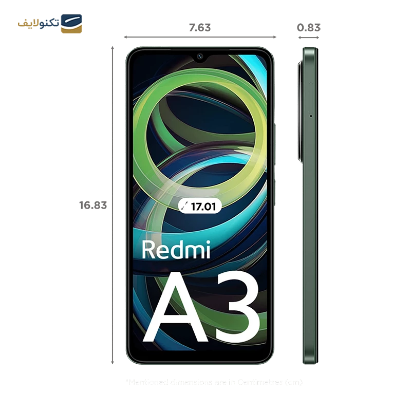 گوشی موبایل شیائومی مدل Redmi A3 ظرفیت 128 گیگابایت رم 4 گیگابایت
