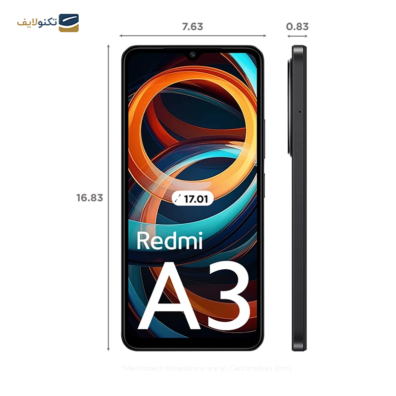 گوشی موبایل شیائومی مدل Redmi A3 ظرفیت 128 گیگابایت رم 4 گیگابایت