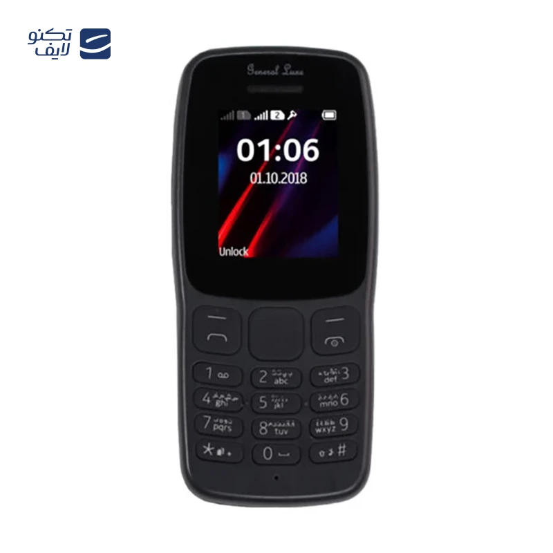 گوشی موبایل جنرال لوکس مدل 106 دو سیم کارت ظرفیت 4 مگابایت
