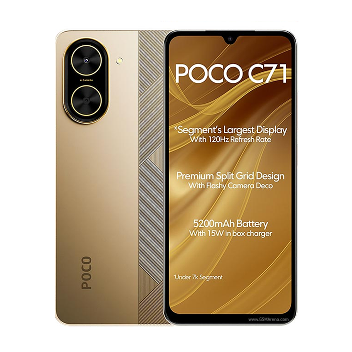 گوشی موبایل شیائومی مدل Poco C71 ظرفیت 64 گیگابایت رم 3 گیگابایت