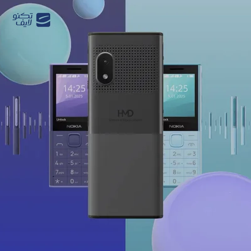 گوشی موبایل نوکیا مدل 150 Music دو سیم کارت ظرفیت 8 مگابایت و رم 8 مگابایت - مونتاژ ایران تحت لیسانس نوکیا