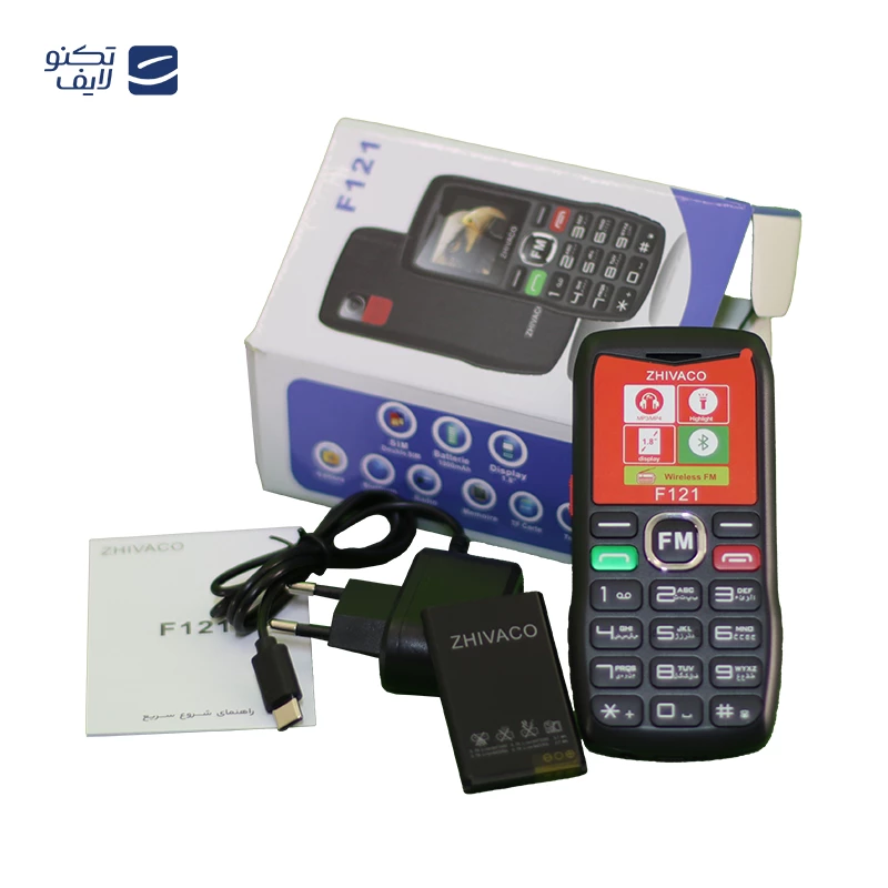 گوشی موبایل ژیواکو مدل F121 ظرفیت 32 مگابایت دو سیم کارت - NEW