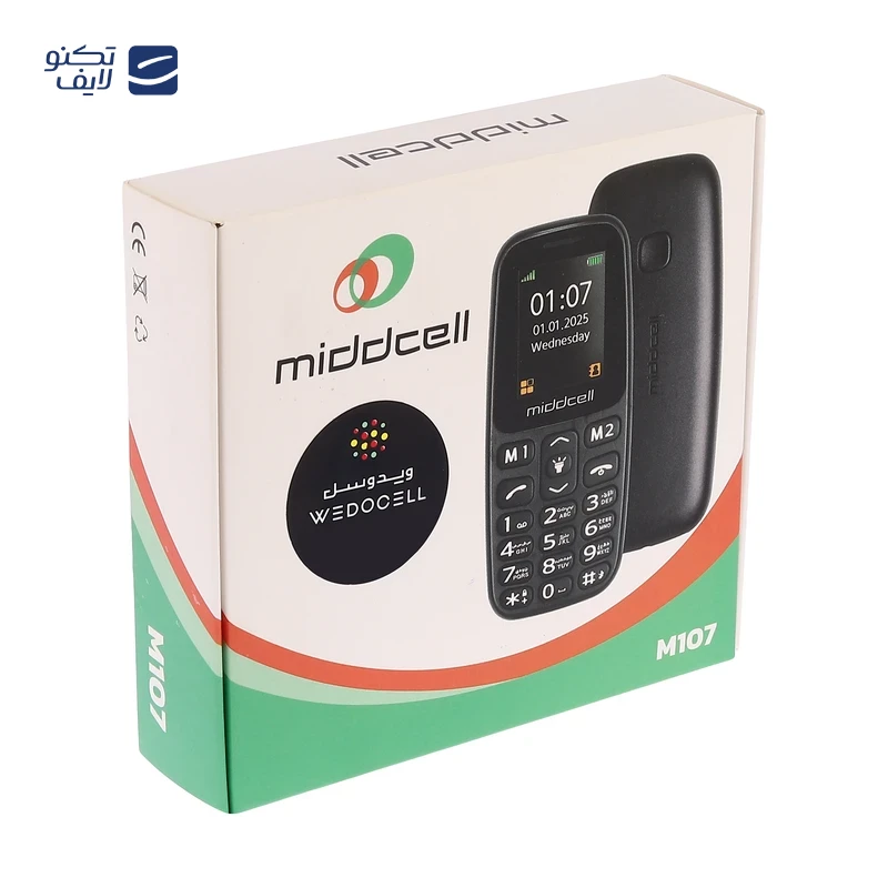 گوشی موبایل میدسل مدل M107 ظرفیت 32 مگابایت رم 32 مگابایت