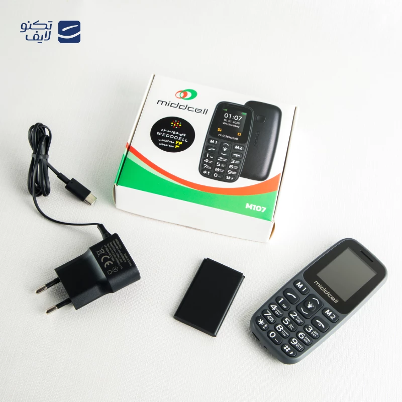 گوشی موبایل میدسل مدل M107 ظرفیت 32 مگابایت رم 32 مگابایت
