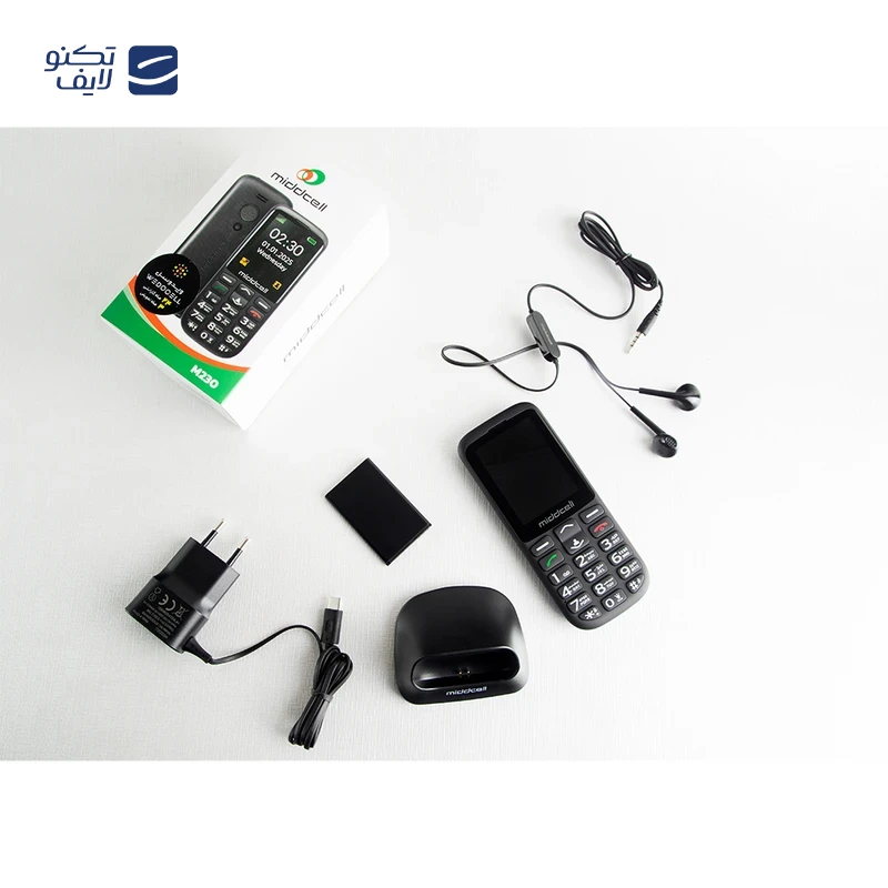 گوشی موبایل میدسل مدل M230 ظرفیت 32 مگابایت رم 32 مگابایت - به همراه هدیه سیمکارت آرین تل با 230 دقیقه مکالمه و 230 عدد پیامک رایگان
