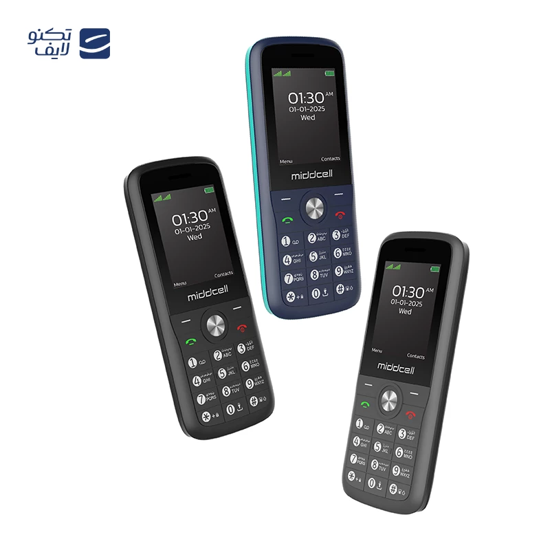 گوشی موبایل میدسل مدل M130 دو سیم کارت ظرفیت 32 مگابایت رم 32 مگابایت
