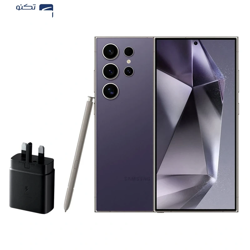 گوشی موبایل سامسونگ مدل Galaxy S24 Ultra 5G ظرفیت 256 گیگابایت رم 12 گیگابایت به همراه شارژر سامسونگ - ویتنام