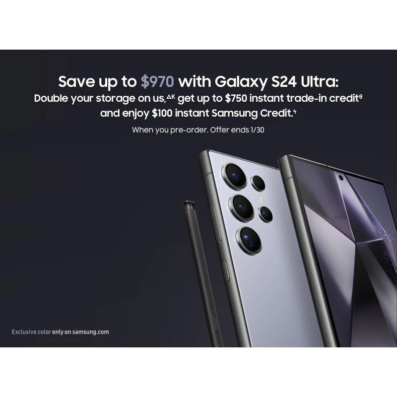 گوشی موبایل سامسونگ Galaxy S24 Ultra 5G ظرفیت 1 ترابایت رم 12 گیگابایت