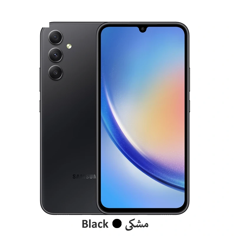 گوشی موبایل سامسونگ گلکسی A34 5G ظرفیت 128 گیگابایت رم 8 گیگابایت به همراه شارژر 25 وات سامسونگ