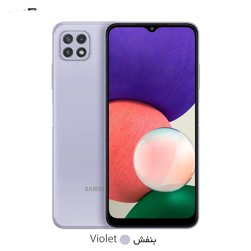 گوشی موبایل سامسونگ گلکسی A22 دو سیم کارت ظرفیت 64 گیگابایت رم 4 گیگابایت پک هند