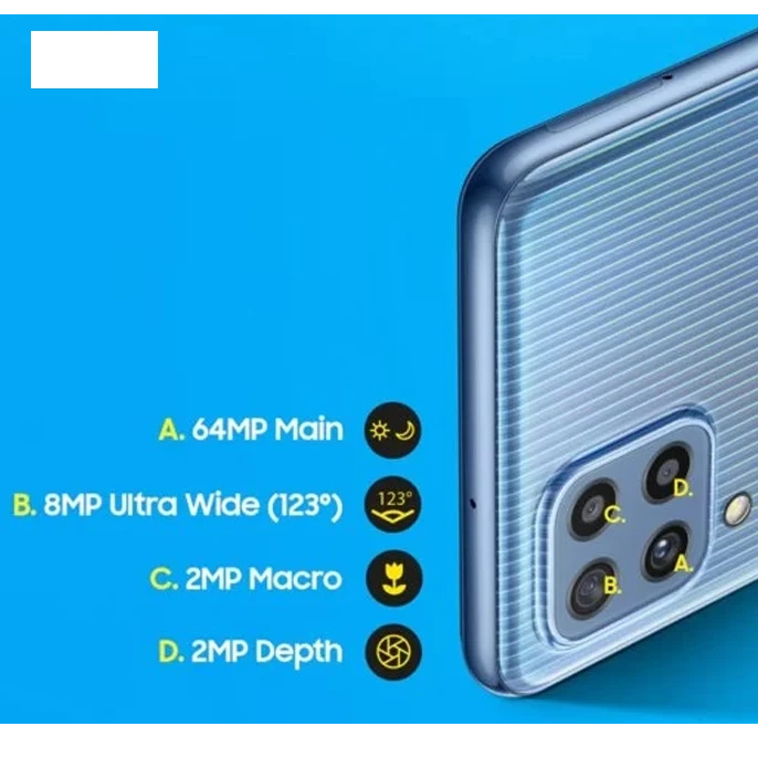 گوشی موبایل سامسونگ گلکسی M32 مدل SM-M325F/DS دو سیم کارت - ظرفیت 128 گیگابایت - رم 6 گیگابایت